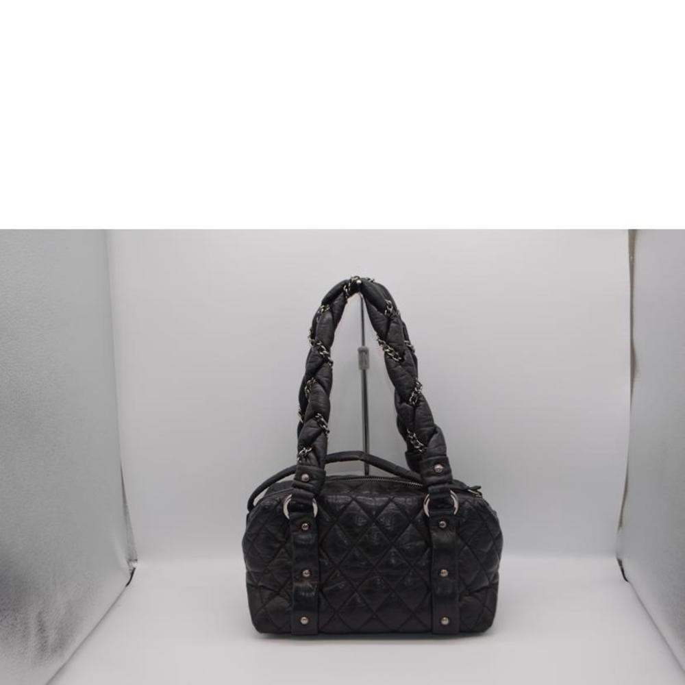 Chanel Hand Bag Coco Shoulder Black Mark